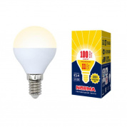 Лампа светодиодная E14 11W 3000K матовая LED-G45-11W/WW/E14/FR/NR UL-00003832 лампочки