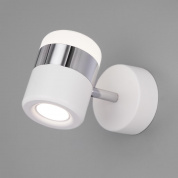 Споты Настенный светодиодный светильник Eurosvet 20165/1 LED хром/белый